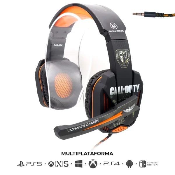Diadema Gamer Edición Call Of Duty J&R 069-MV - Imagen 2