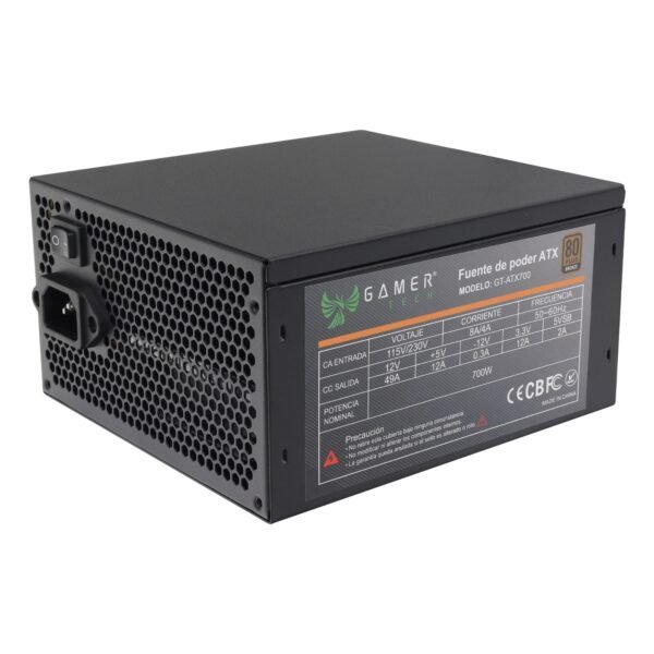 Fuente de poder Gamer 80 Plus Bronze Gamer Tech - Imagen 4