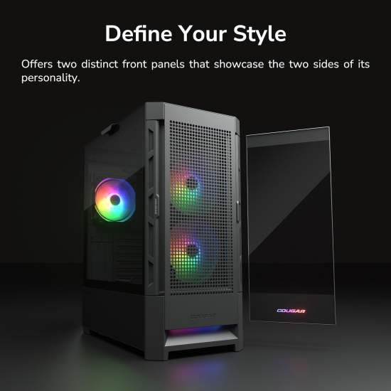 CHASIS COUGAR DUOFACE RGB NEGRO - Imagen 13
