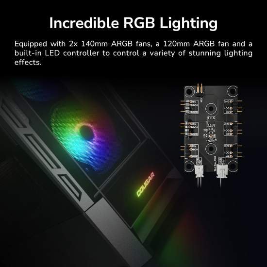CHASIS COUGAR DUOFACE RGB NEGRO - Imagen 15