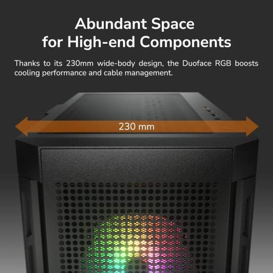 CHASIS COUGAR DUOFACE RGB NEGRO - Imagen 18