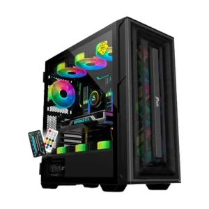 Chasis JYR Gamer E-atx Argb 7 Coolers Argb Jx-125 War Hammer