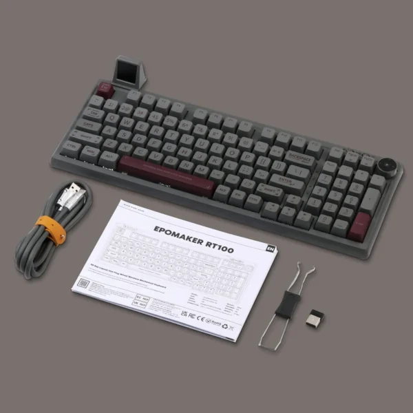 Teclado Epomaker RT100 - Junta de 97 teclas BT5.0/2.4G/USB-C - Imagen 8