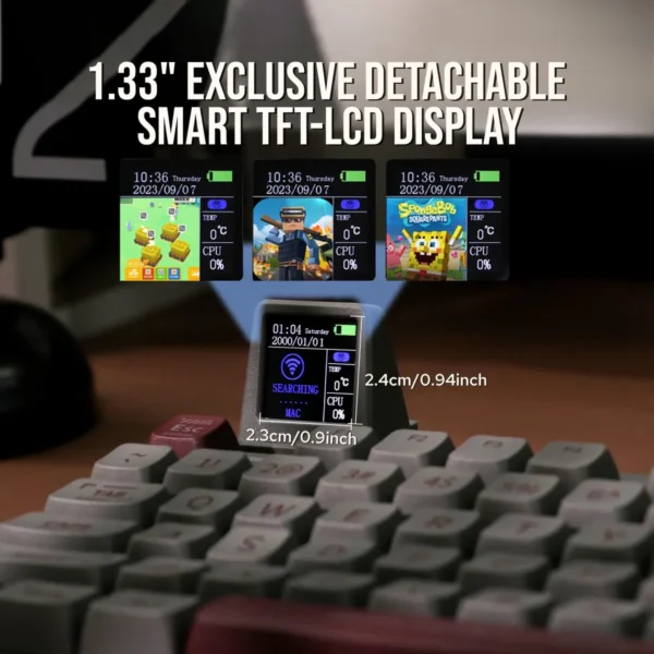 Teclado Epomaker RT100 - Junta de 97 teclas BT5.0/2.4G/USB-C - Imagen 5