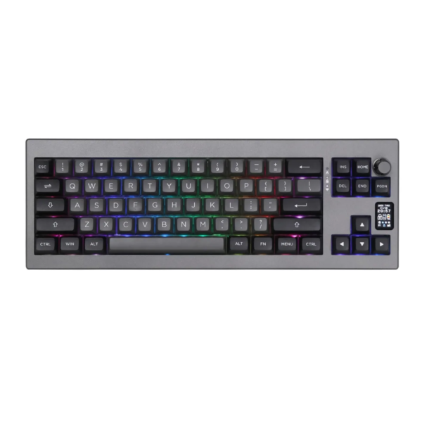 Teclado Mecánico EPOMAKER Shadow-X Gasket – Inalámbrico, Hot-Swappable, con Pantalla LCD