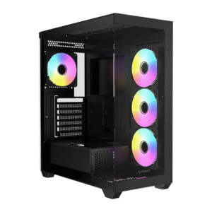 Chasis Gamer RAIDMAX Infinita I800 Negro 4 ventiladores Argb