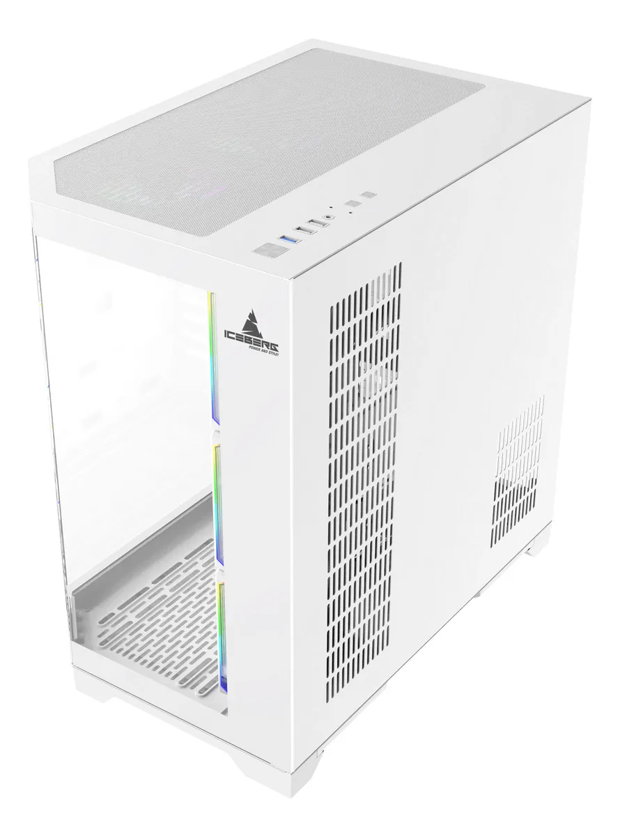 Chasis Crystal Edge Blanco 7 Ventiladores aRGB - Imagen 6