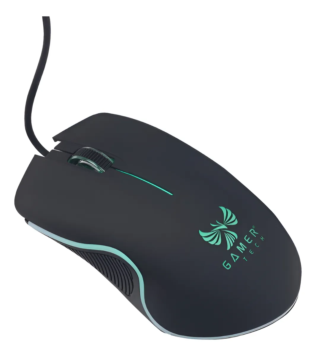 Mouse Usb RGB 3D Gaming King LH107 Negro - Imagen 2
