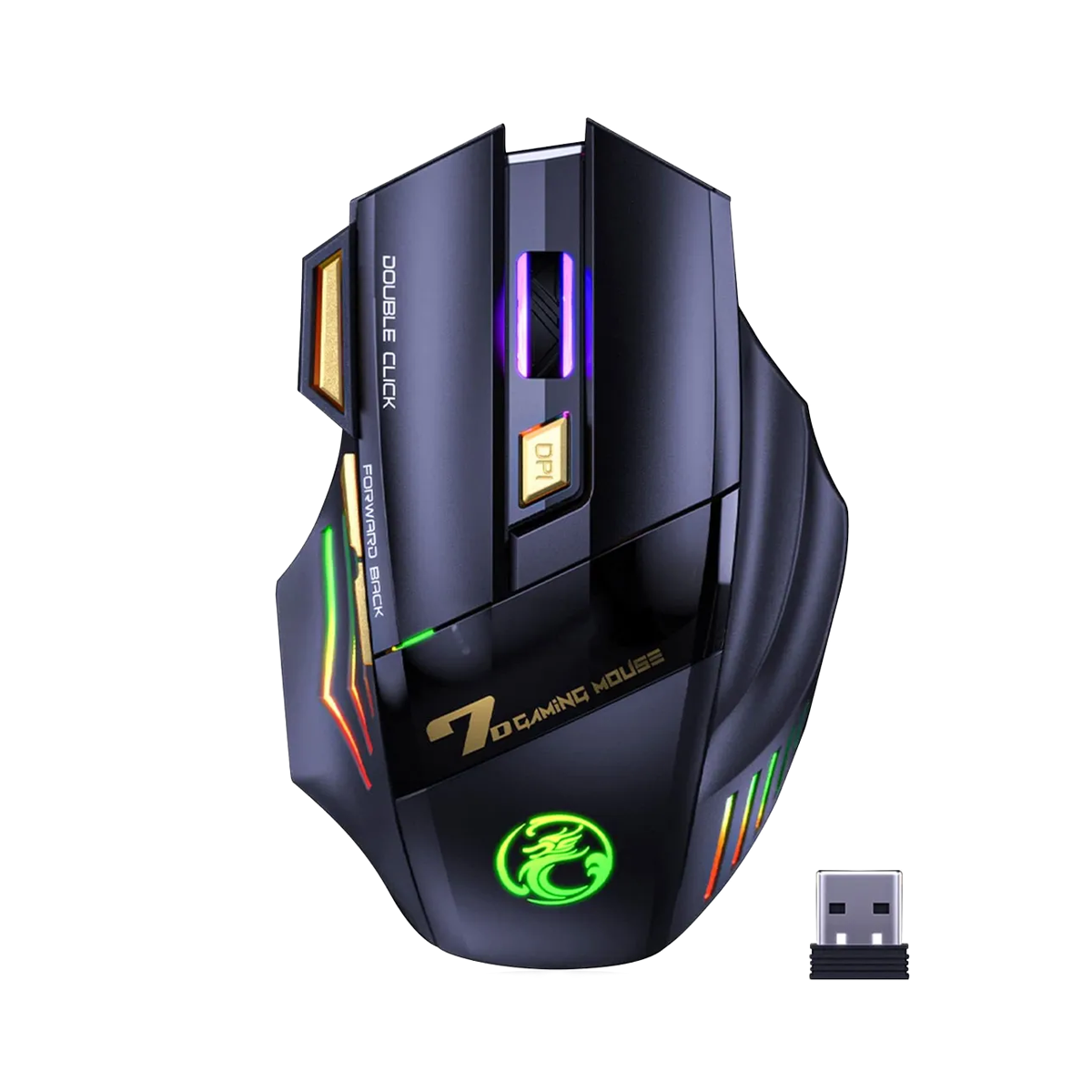 Mouse Gamer Tech GTX7 RGB Inalámbrico BT/2.4G
