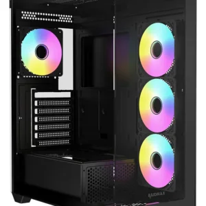 Chasis Gamer RAIDMAX Infinita I800 Negro Fan Triple Argb