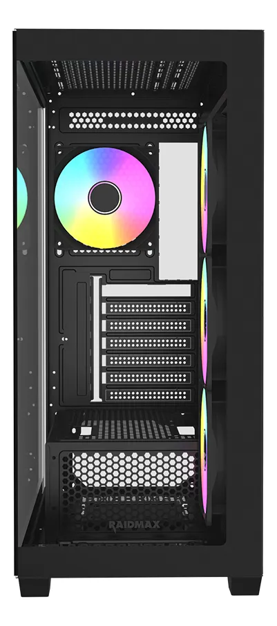 Chasis Gamer RAIDMAX Infinita I800 Negro Fan Triple Argb - Imagen 2