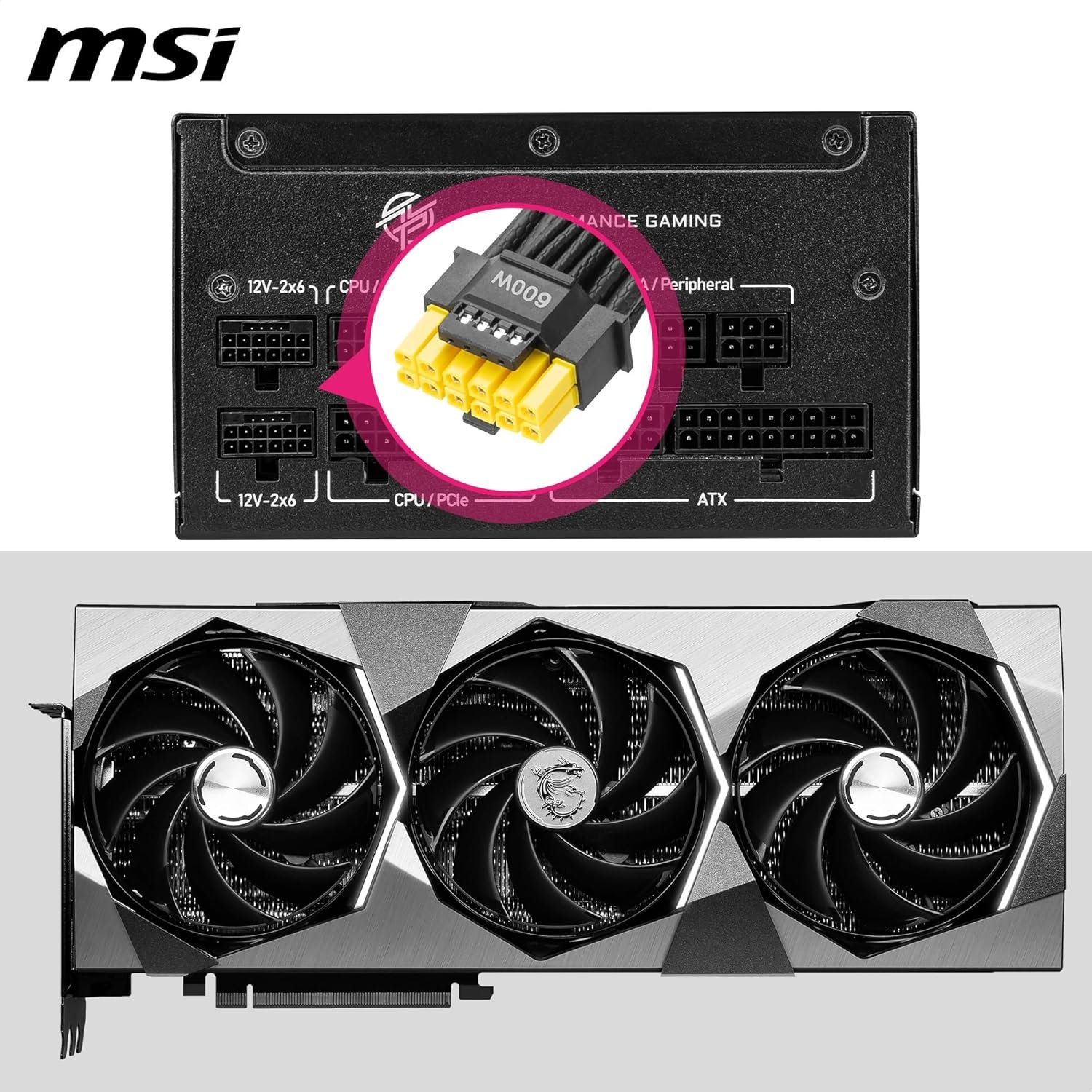 Fuente MSI MPG A850GS 850W 80+ Gold PCIe 5 Modular - Imagen 4