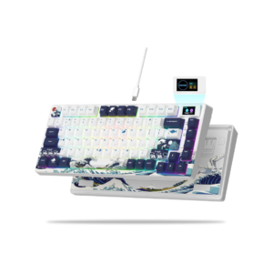 Teclado Mecánico con Pantalla Womier SK80 RGB 75%