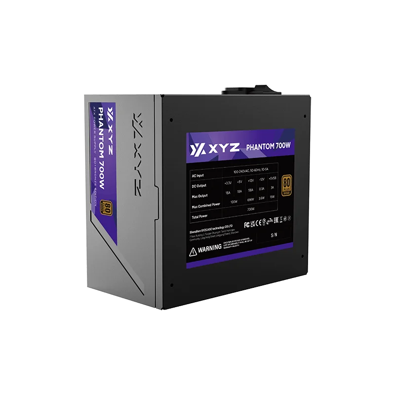 Fuente de Poder XYZ Phantom 700W ARGB 80+ Bronze - Imagen 4