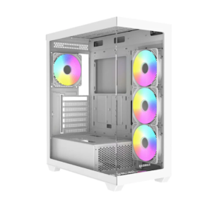 Chasis Gamer Raidmax I800 Blanco ARGB