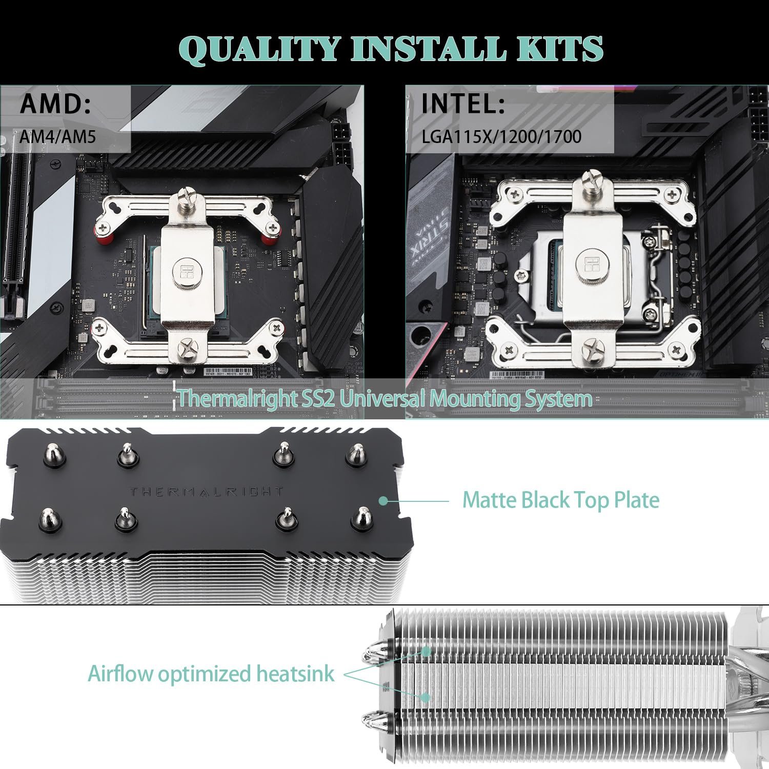Disipador CPU Thermalright Assassin X 120R SE V2 RGB ARGB PWM Intel y AMD AM5/1700 - Imagen 2