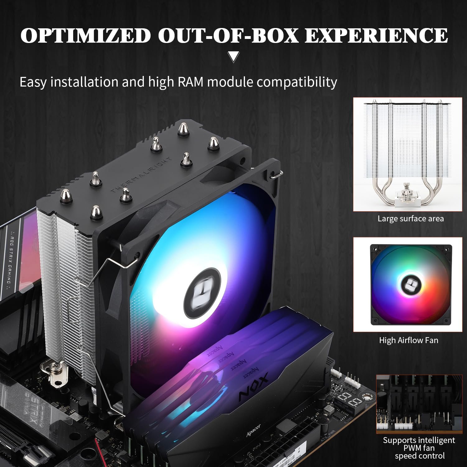 Disipador CPU Thermalright Assassin X 120R SE V2 RGB ARGB PWM Intel y AMD AM5/1700 - Imagen 3
