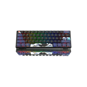 Teclado Mecánico Gamer Womier WK61 V2 Creamy RGB 60% Hot Swap POM Red Switch