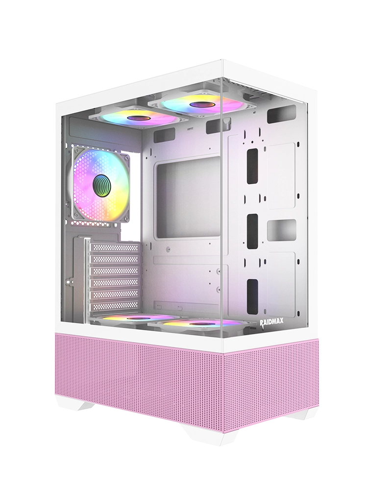 Chasis Gamer Raidmax Infinita I802 Air HUE Pink RGB