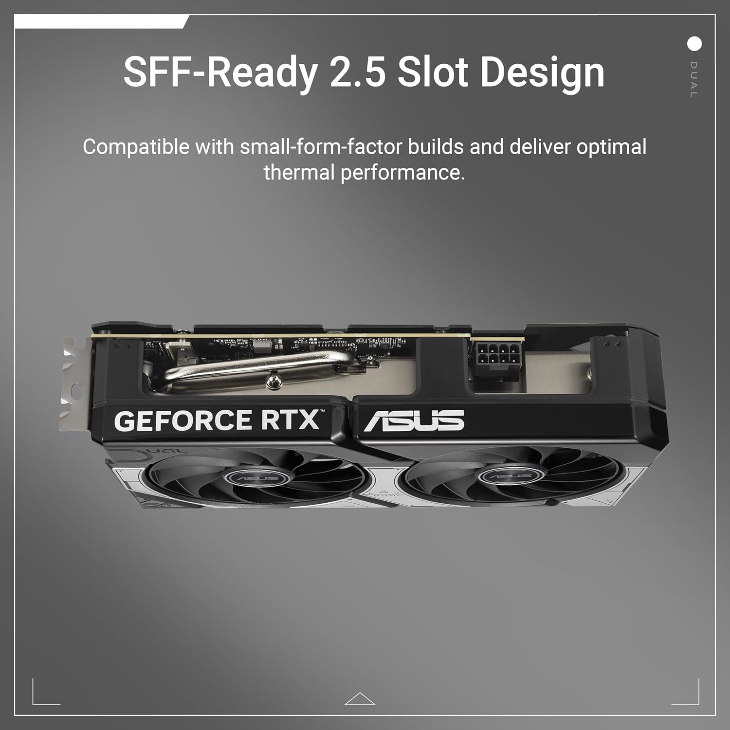 Tarjeta Gráfica ASUS Dual RTX 5060 OC 8GB GDDR7 - Imagen 3