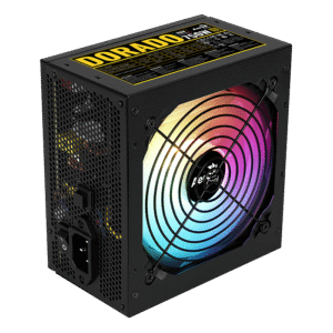 Fuente de Poder Gamer Aerocool Dorado 750W 80 Plus Gold ARGB