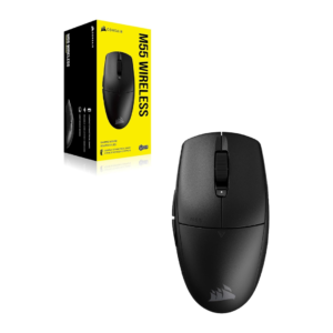 Mouse Gamer Inalámbrico Corsair M55 RGB 24.000 DPI Bluetooth y 2.4GHz Negro