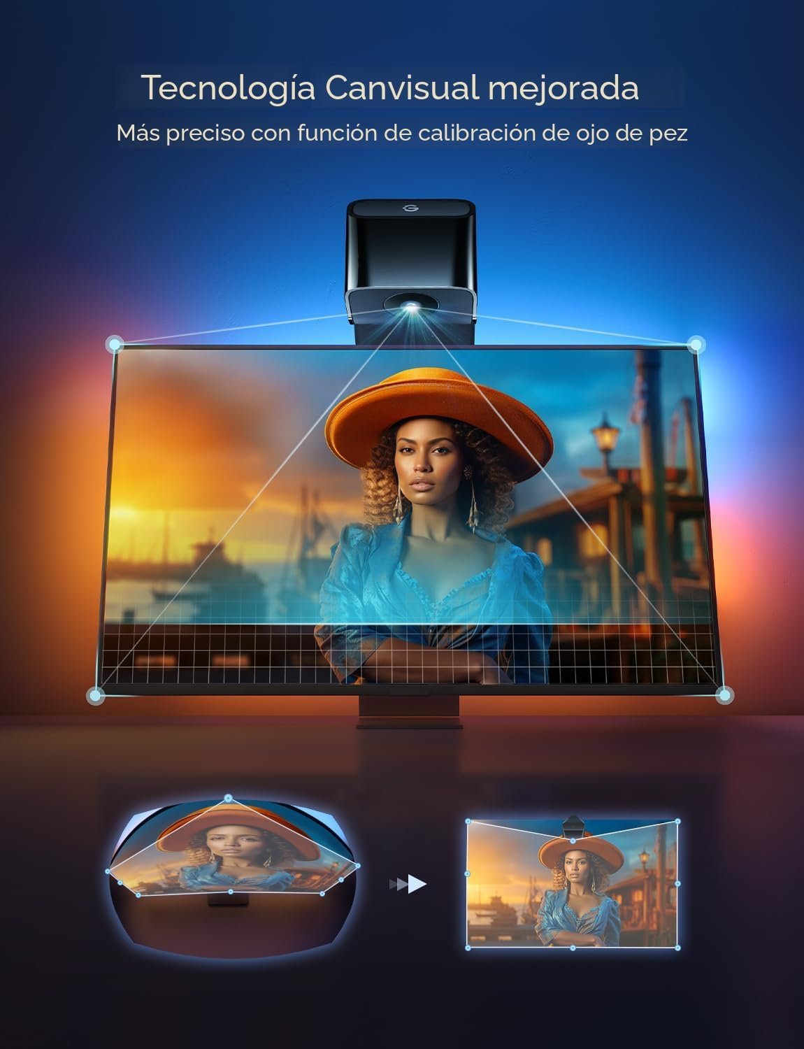Kit de Luces LED Govee TV Backlight 3 Lite WiFi 55-65" - Imagen 4