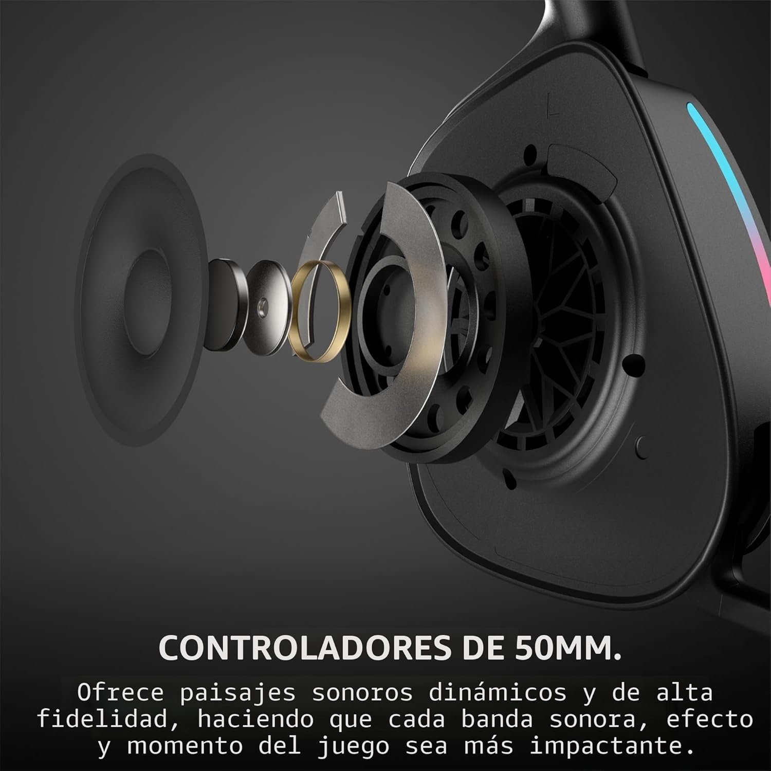 Diadema Gamer Inalámbrica Corsair VOID V2 Dolby Atmos Bluetooth USB 70 Horas - Imagen 9