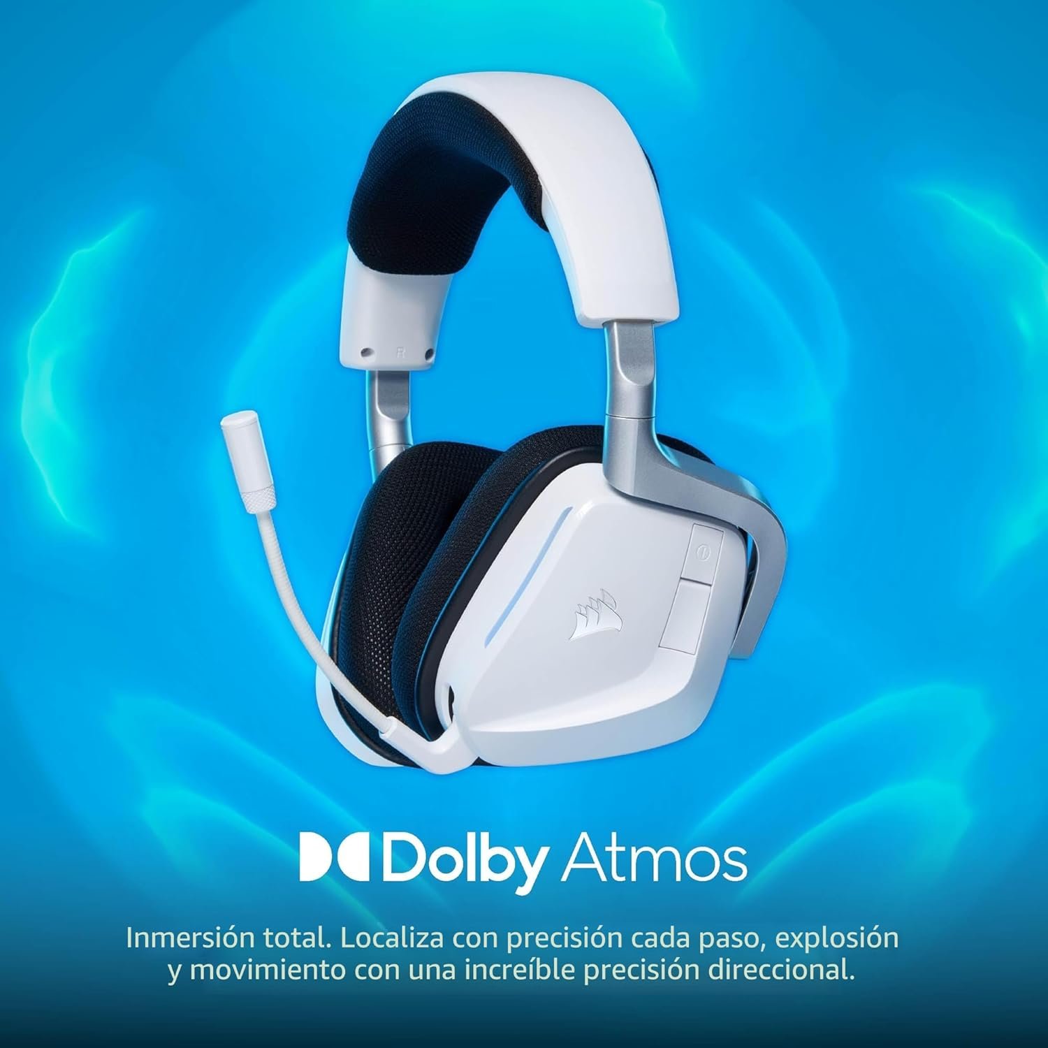 Diadema Gamer Corsair VOID V2 Inalámbrica Bluetooth para PC, PS5, PS4, Switch y Móvil con Dolby Atmos - Imagen 8